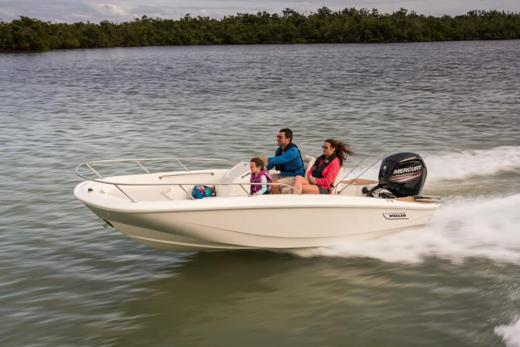 Boston Whaler 160 running shot